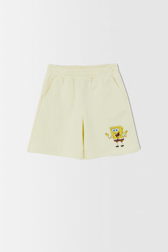 Girl's SpongeBob Relax Fit Cotton Shorts