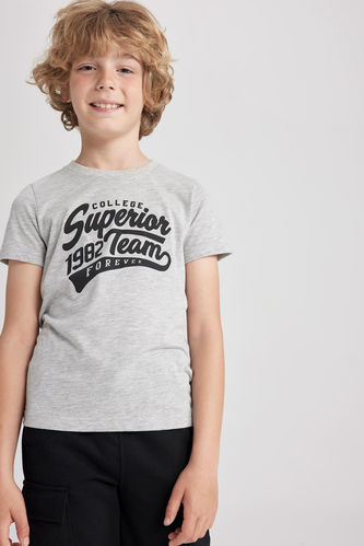 Boy Printed Short Sleeve T-Shirt