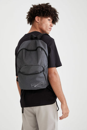 Text Printed Backpack