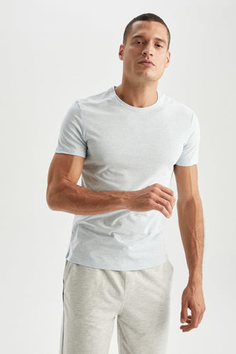 Slim Fit Short Sleeve Knitted Tops