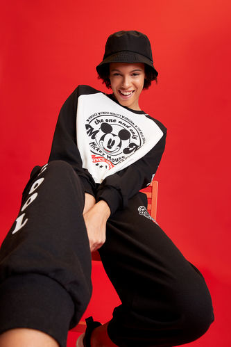 Sweat-shirt coupe décontracté cool sous licence Mickey Mouse