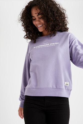 Text Printed Sweatshirt