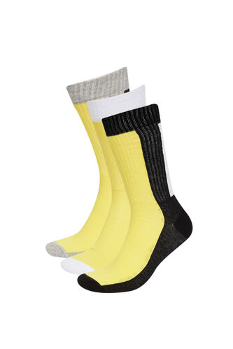 Erkek Pamuklu 3'lü Spor Çorap