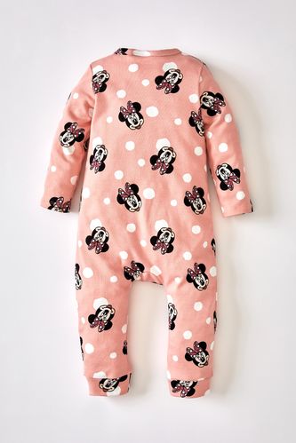 Beige PETITE FILLE Combinaison en coton à manches courtes sous licence  Minnie Mouse pour bébé fille avec bandeau à pression 2439827