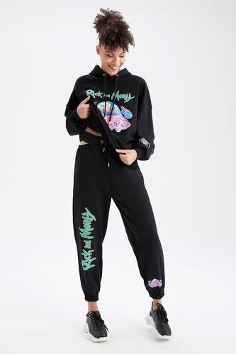Rick and Morty Licenced Tie Waist Sweatpants