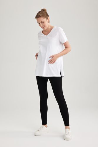 Skinny Fit Knitted Maternity Bottoms
