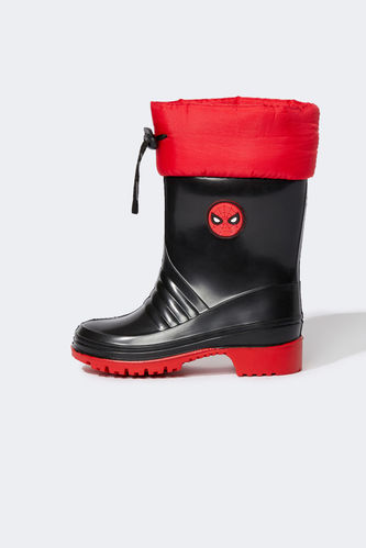 Boy Winter Spider Man Licensed Rain Boots