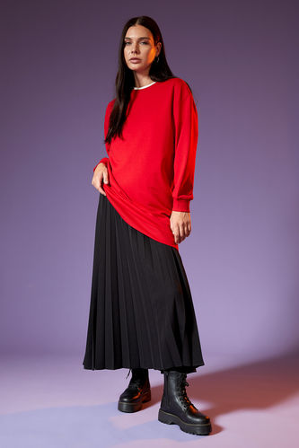 Basic Longline Woven Skirt