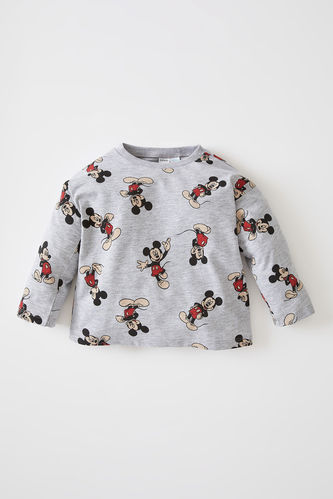 Licensed Minnie Mouse Long Sleeve Crew Neck Sweatshirt