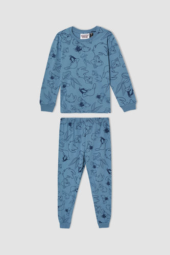 Erkek Çocuk Looney Tunes Lisanslı Uzun Kollu Pijama Takımı