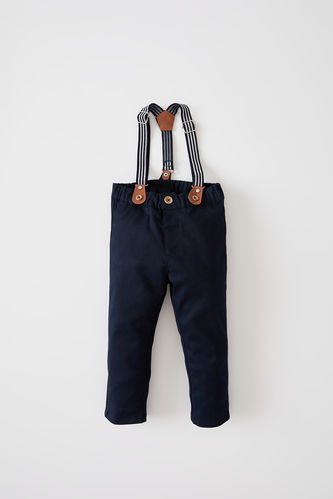 Regular Fit Trousers With Braces