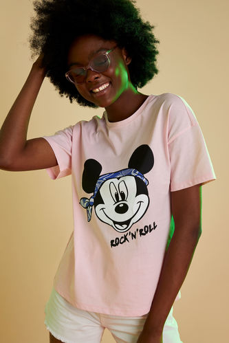 Coool Mickey Mouse Relax Fit Kısa Kollu %100 Pamuk Tişört