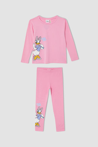 Girl Daisy Duck Licenced Long Sleeve Pyjamas Set