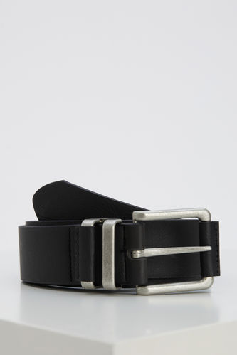 Faux Leather Classic Belt