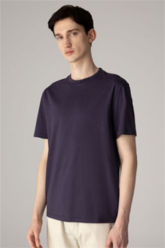 MAN Dark Purple New Regular Fit Short Sleeve T-Shirt