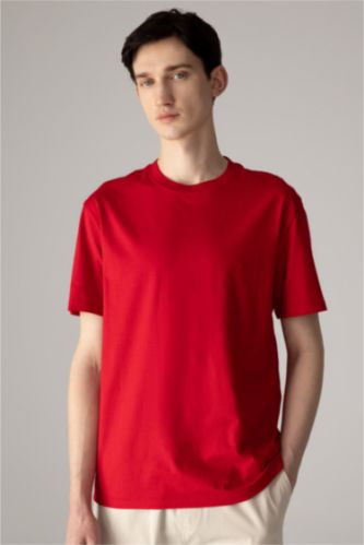 رجالي أحمر New Regular Fit Short Sleeve T-Shirt