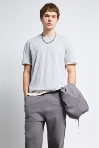 100% Cotton Regular Fit Crew Neck Basic T-Shirt