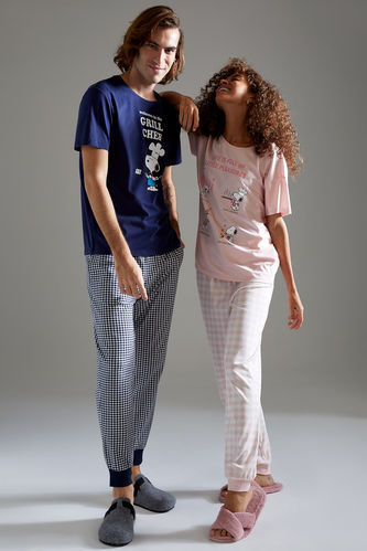 Aile Konsepti Snoopy Lisanslı Regular Fit Pijama Takımı