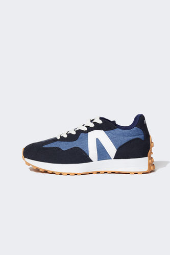 Lace Up Nasa Print Trainers