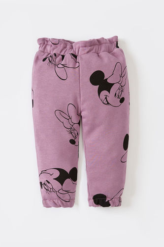 Pantalon de survêtement doux et moelleux sous licence Minnie Mouse pour bébé fille