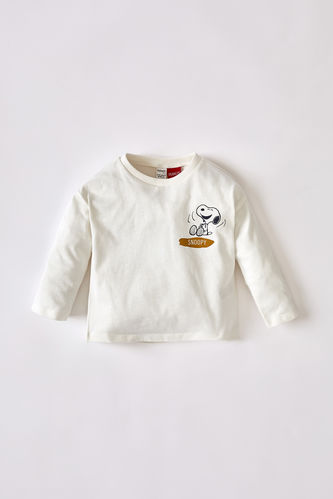 T-shirt à manches longues sous licence Snoopy pour bébé garçon