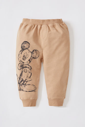 Pantalon de survêtement en coton sous licence Mickey Mouse pour bébé garçon