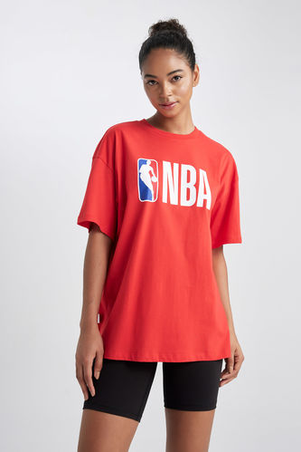 DeFactoFit NBA Oversize Fit Kısa Kollu Tişört