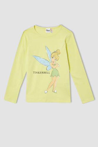 Kız Çocuk Tinker Bell Lisanslı Pamuklu Uzun Kollu Tişört