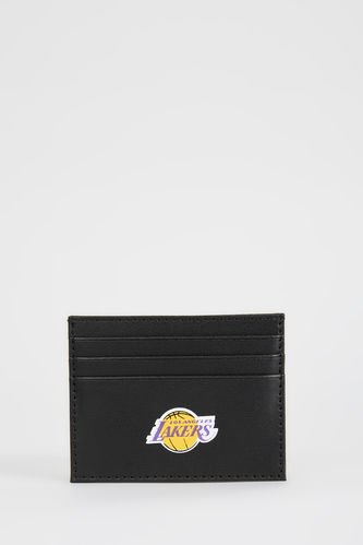 Erkek NBA Los Angeles Lakers Lisanslı Suni Deri Kartvizitlik