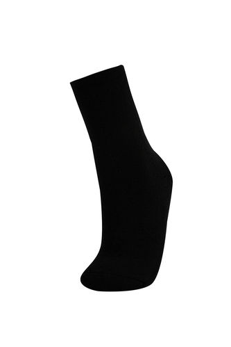 Kadın Kalın Kışlık Uzun Basic Çorap