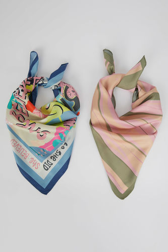 Women Patterned 2-Pack Scarf