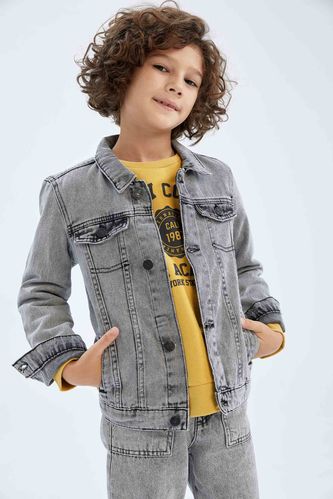 Boy Regular Fit Long Sleeve Jean Jacket
