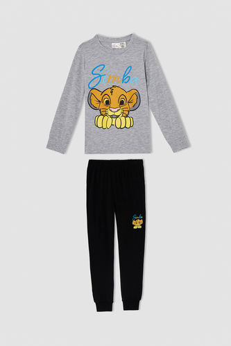 Erkek Çocuk Lion King Lisanslı Uzun Kollu Pijama Takımı