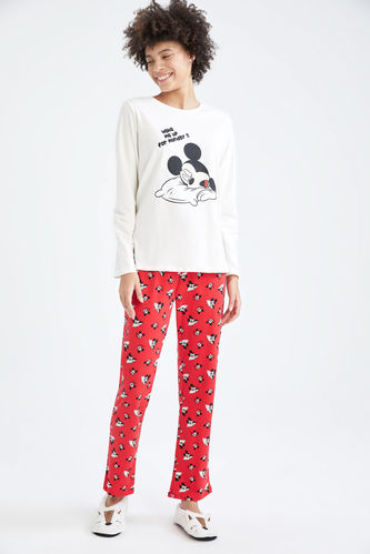 Mickey Mouse Licenced Long Sleeve Pyjamas Set