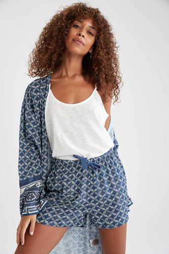 Patterned Dressing Gown