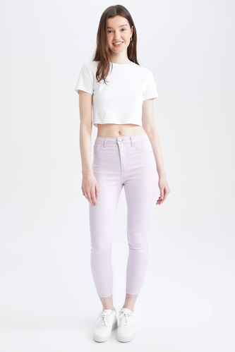High Waisted Ankle Trousers