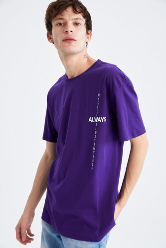Boxy Fit Short Sleeve Printed T-Shirt