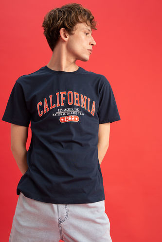 Short Sleeve California Print T-Shirt