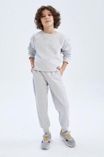 Boys in 2025 grey joggers