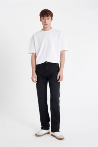 MAN Black Sergio Regular Fit Trousers