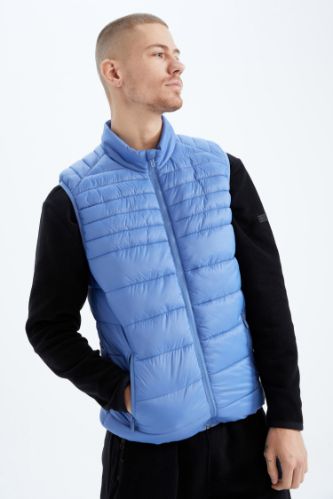 Light blue 2025 puffer vest