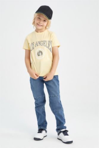 BOYS & TEENS Sand Boy Los Angeles Printed Short Sleeve T-Shirt