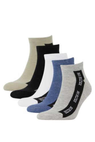 HOMME Karma Lot de 5 paires de chaussettes courtes en coton pour homme