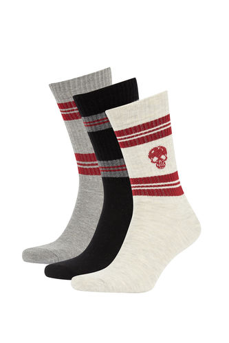 Men's Cotton 3-pack Long Socks