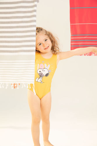 Baby Girl Snoopy Licensed Swimsuit