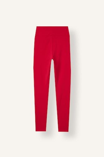 Red Soft Lining Sports Leggings
