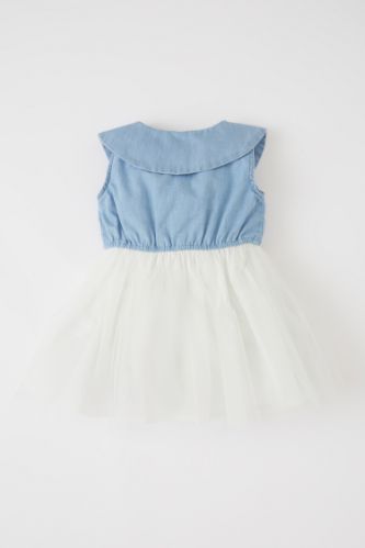 Jean and hotsell tulle dress