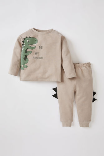 Erkek Bebek Regular Fit Uzun Kollu 2'li Knitted Set