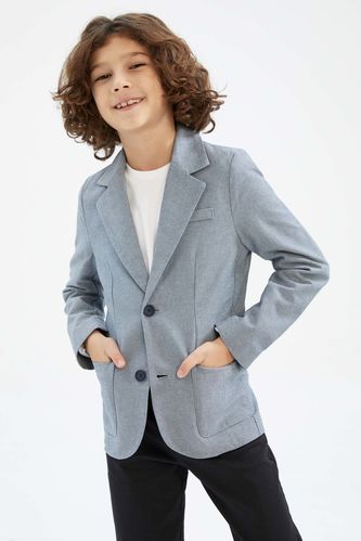Куртка стандартного кроя с V-образным вырезом для мальчиков