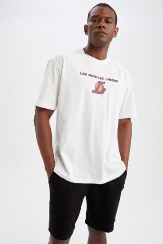 After School Special x NBA Los Angeles Lakers White T-Shirt